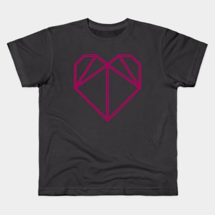 Origami Heart Kids T-Shirt